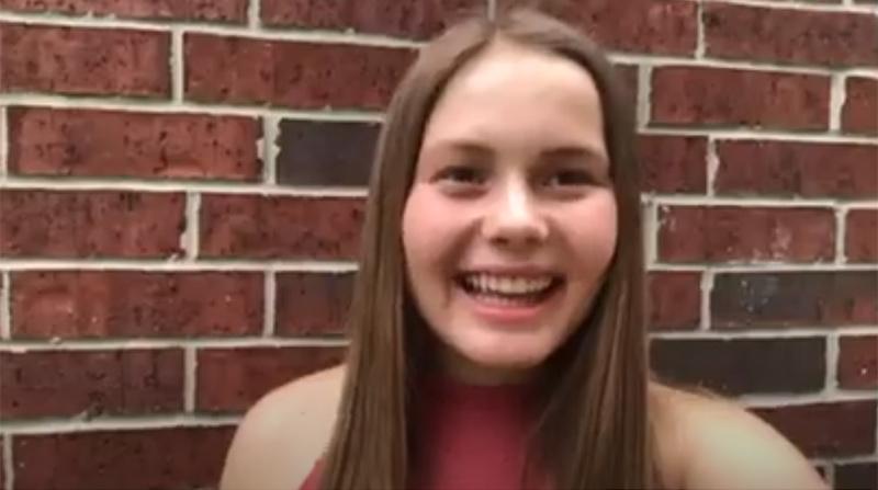 Anna Claire video testimonial for American Heart Challenge